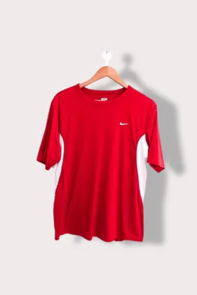 Vintage Nike Dri-Fit mens red training medium tees