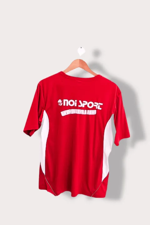 Vintage Nike Dri-Fit mens red training medium tees