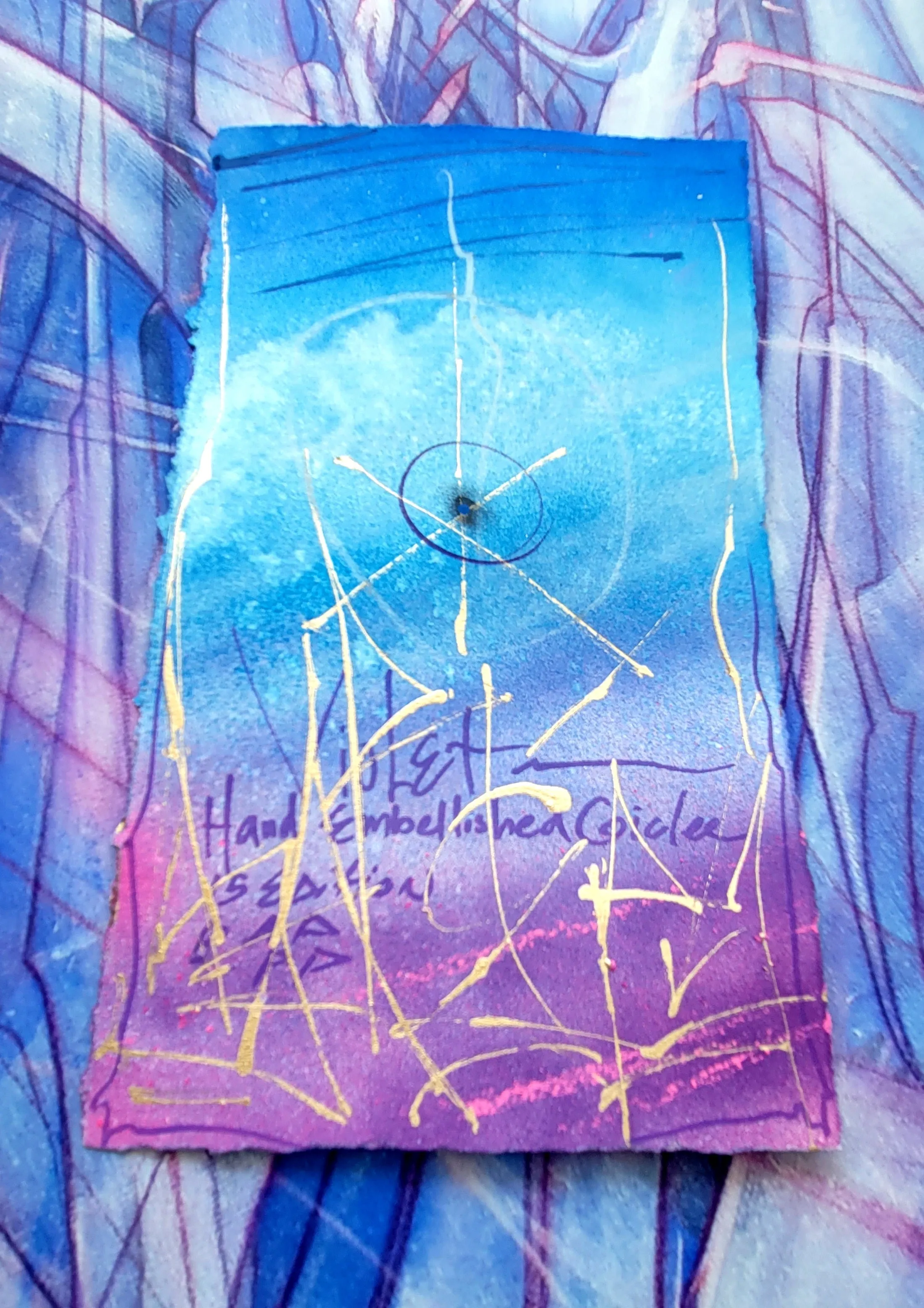 Violet HPM Color Pencil Giclee Print by Saber