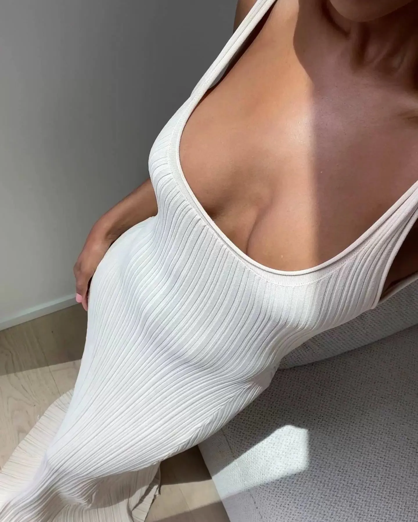 Vvsha Krystal Knitted Maxi Dress