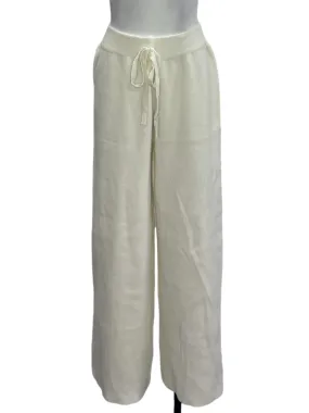 White Knitted Pants