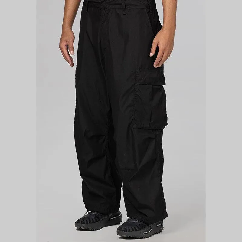 Wide Cargo Pant - Black