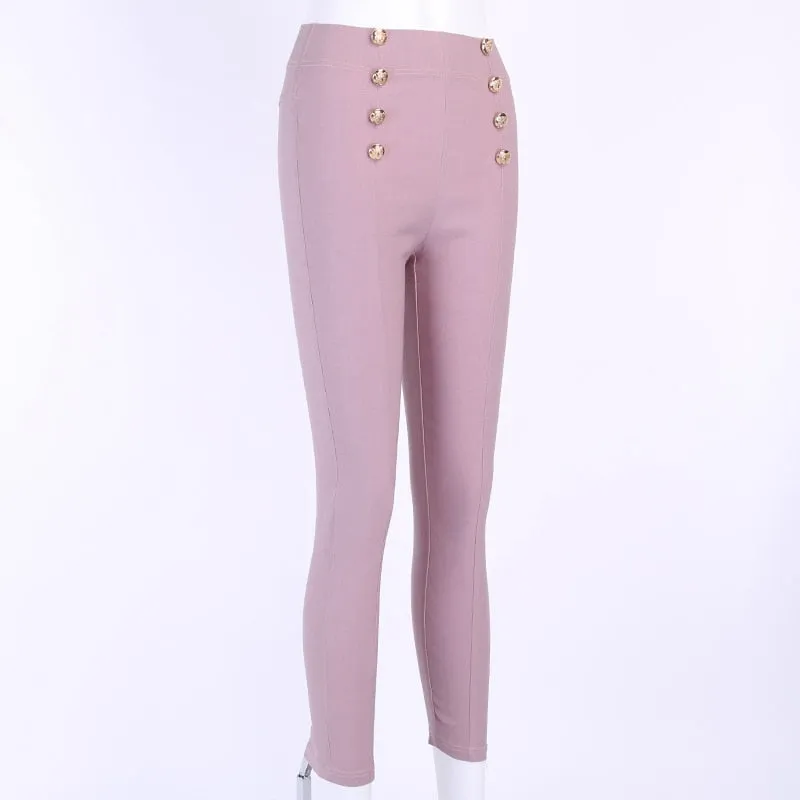 Women's Autumn Elastic Skinny High Waist Pants
