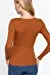 Women's Long Sleeve Round Neck Lace Trim Rib Knit Top