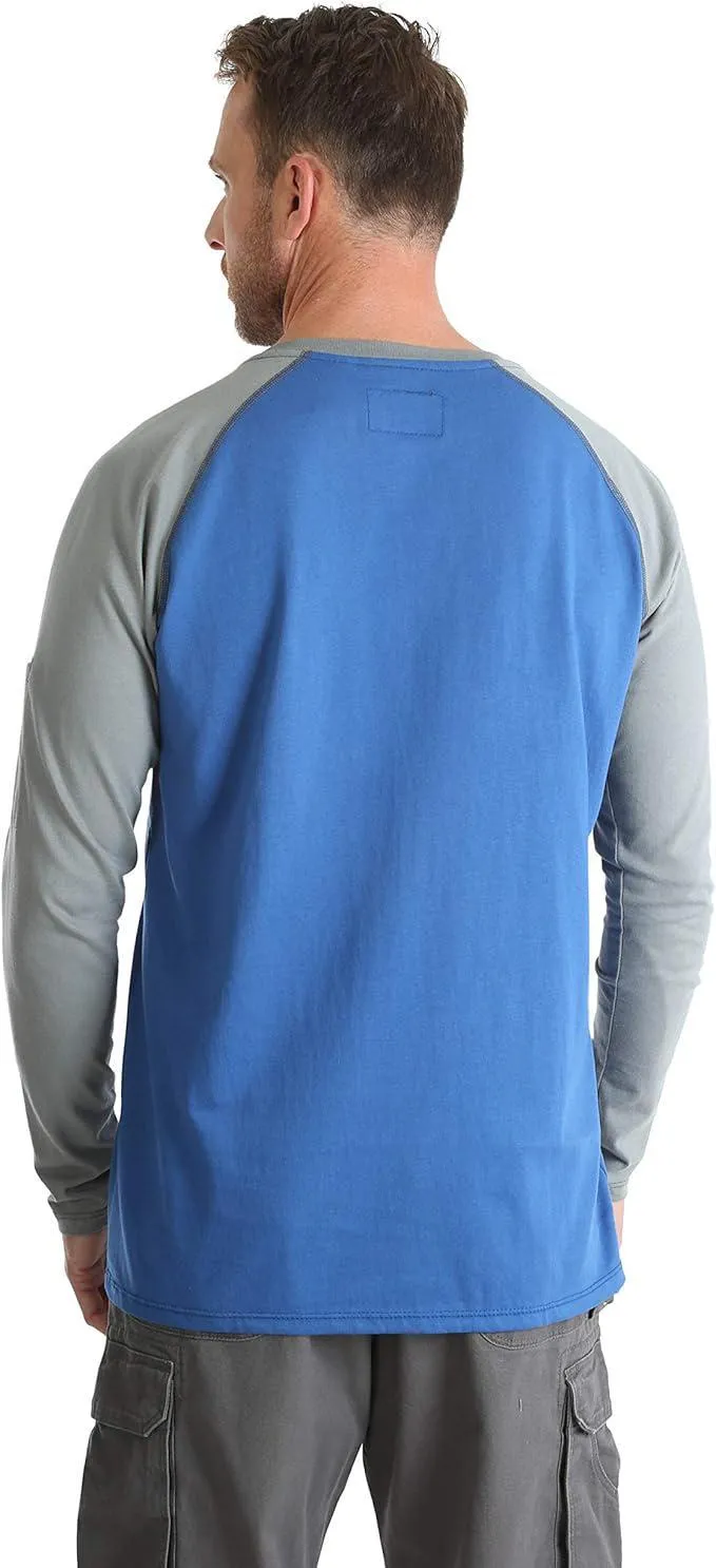 Wrangler® Men’s Work Shirt Flame Resistant Baseball Henley