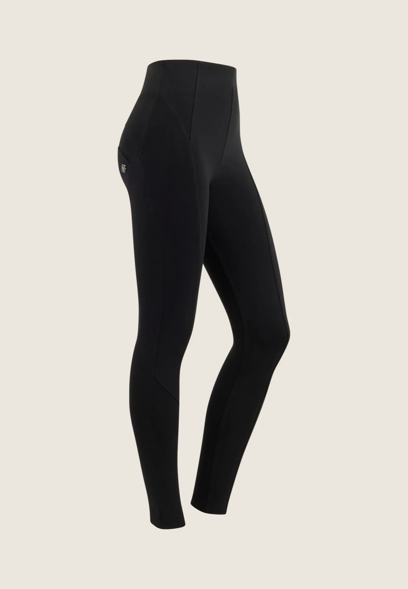 (WRUP2HF426-N) High Waist Cotton WR.UP® with Leg Details en Rits in de Zijde