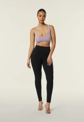(WRUP2HF426-N) High Waist Cotton WR.UP® with Leg Details en Rits in de Zijde