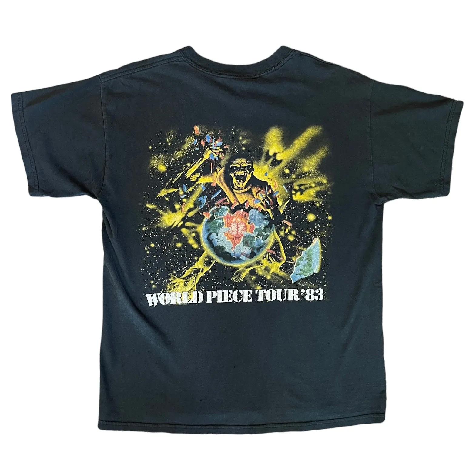 Y2K Iron Maiden Piece of Mind Tour Shirt Repro